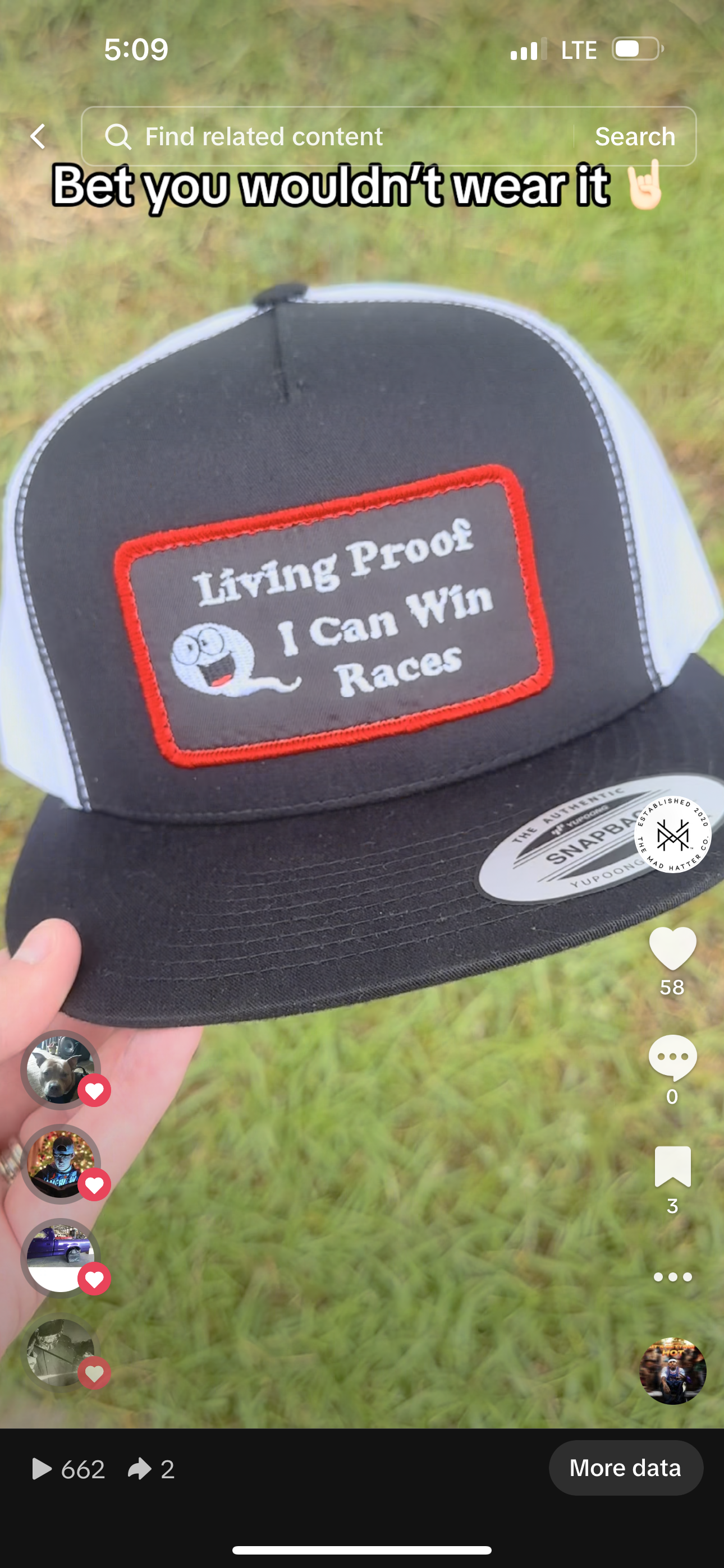 TTC Living Proof I Can Win Races