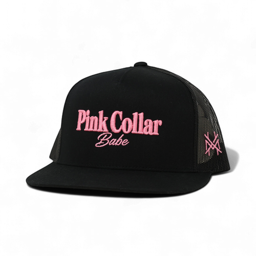 Pink Collar Babe Snapback Hat