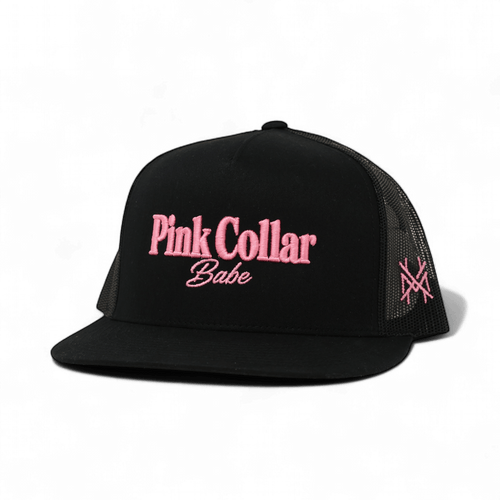 Pink Collar Babe Snapback Hat