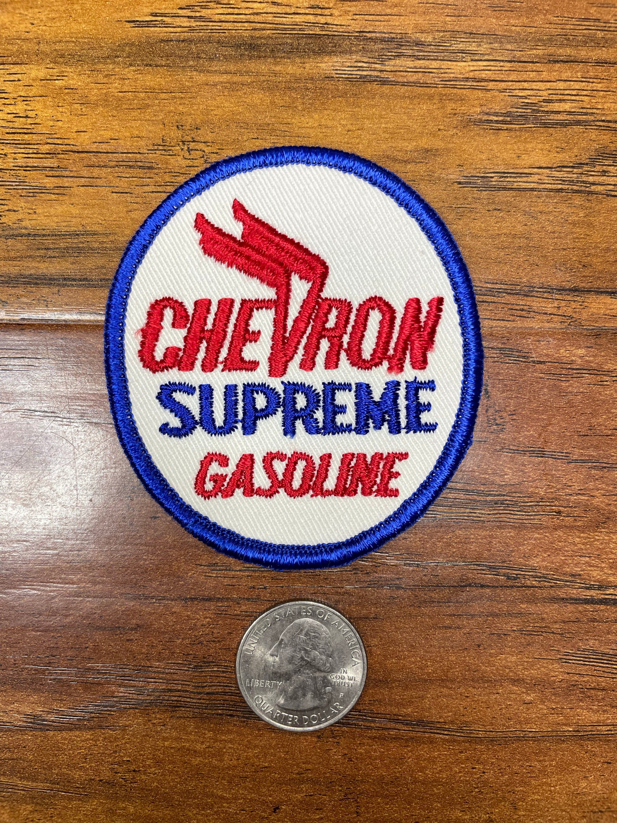 Vintage Chevron Supreme Gasoline