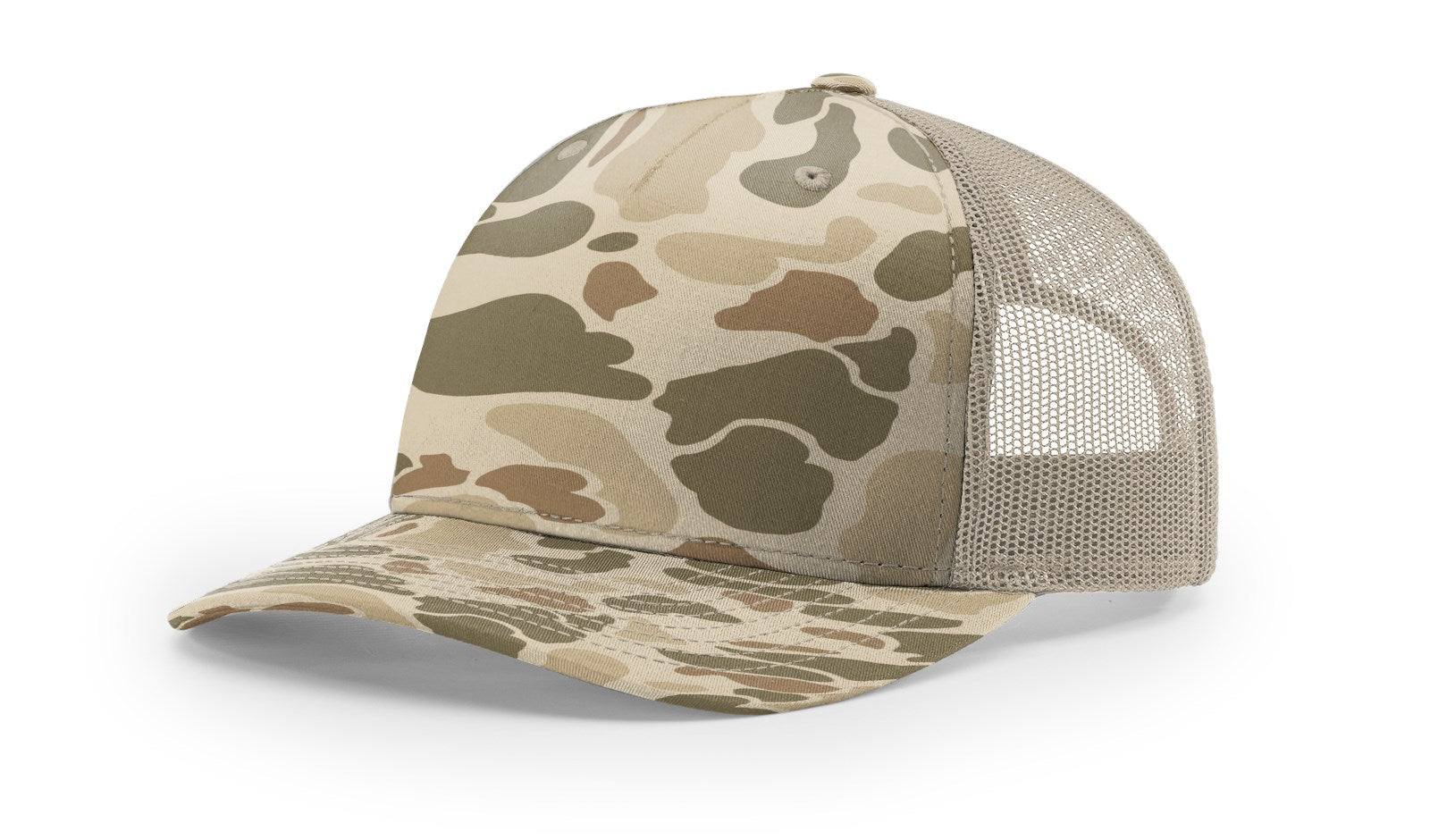 Trucker Harvest Duck Camo/Light Tan Mesh