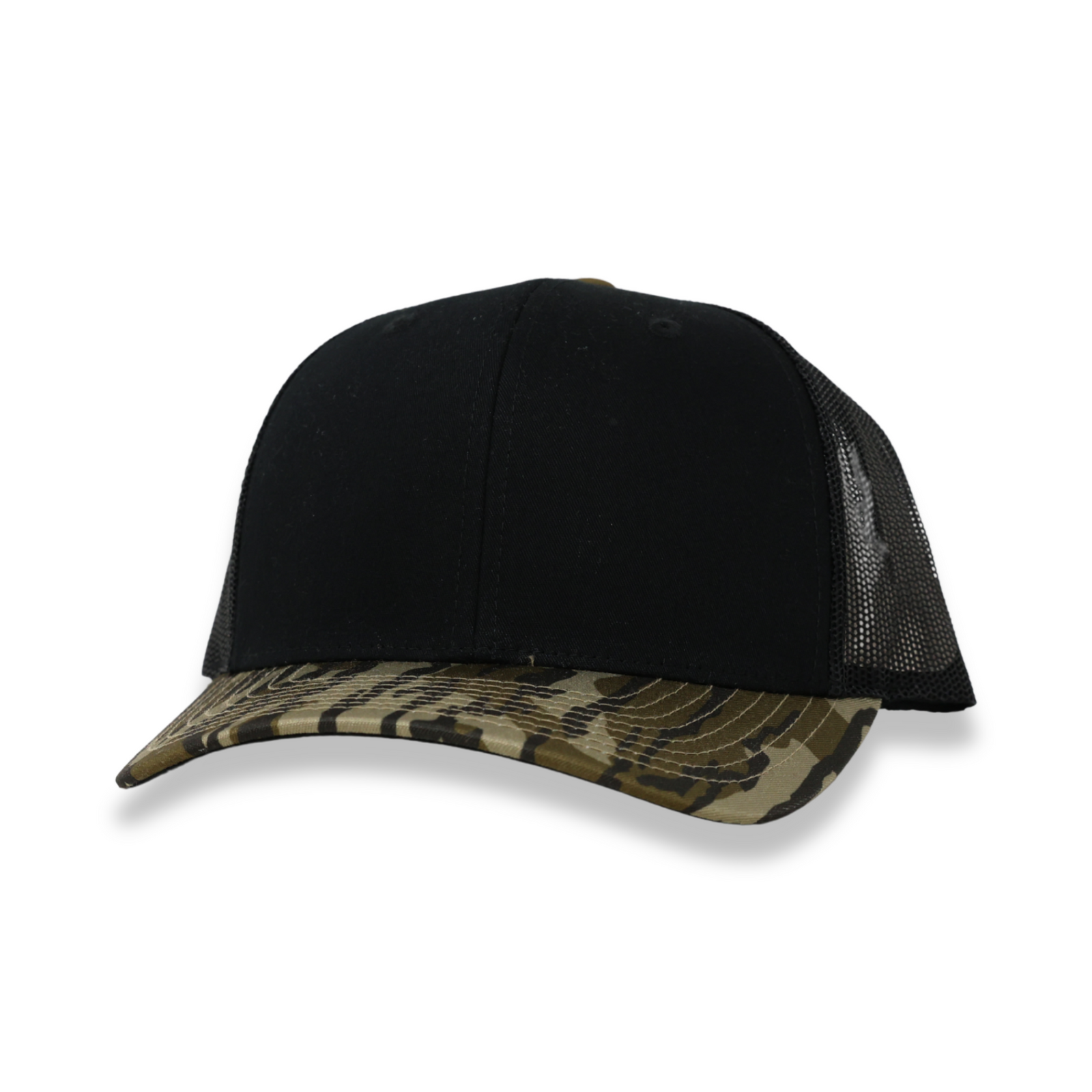 Trucker Black/Mossy Oak Bottomland