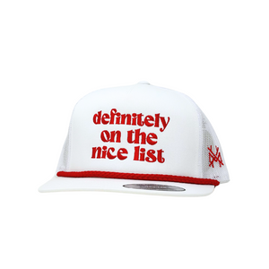 MHC Definitely On The Nice List Trucker Hat