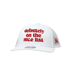 MHC Definitely On The Nice List Trucker Hat