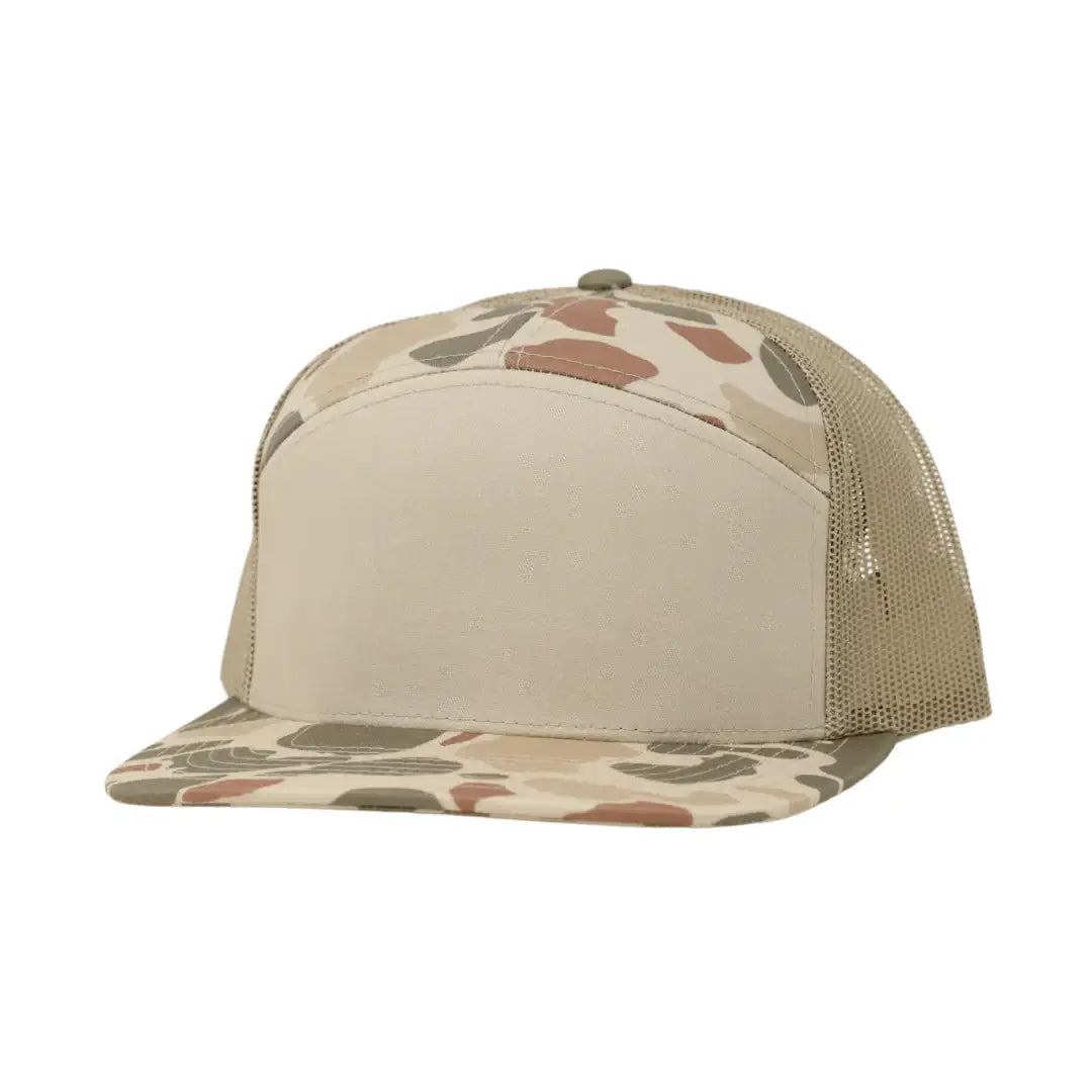 7 Panel Harvest Duck Camo/Cornstalk/Harvest Duck Camo - The Mad Hatter Company