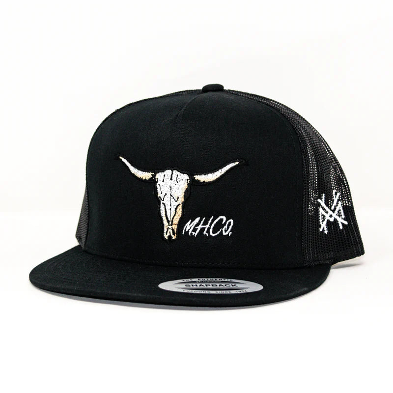 MHC Bull Skull 3 Colors The Mad Hatter Company