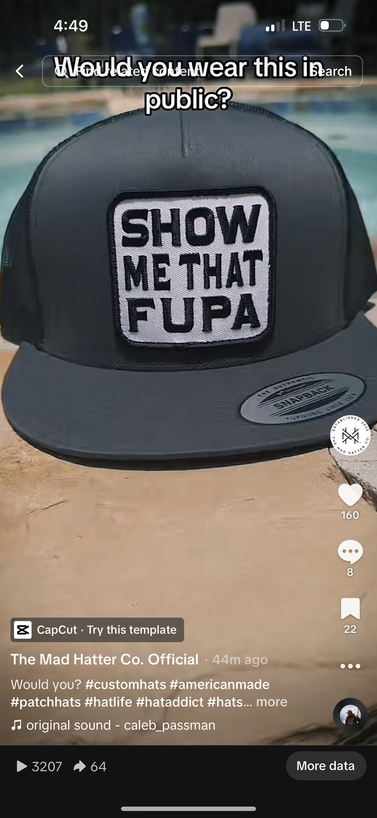 Show Me Your Fupa | Sticker