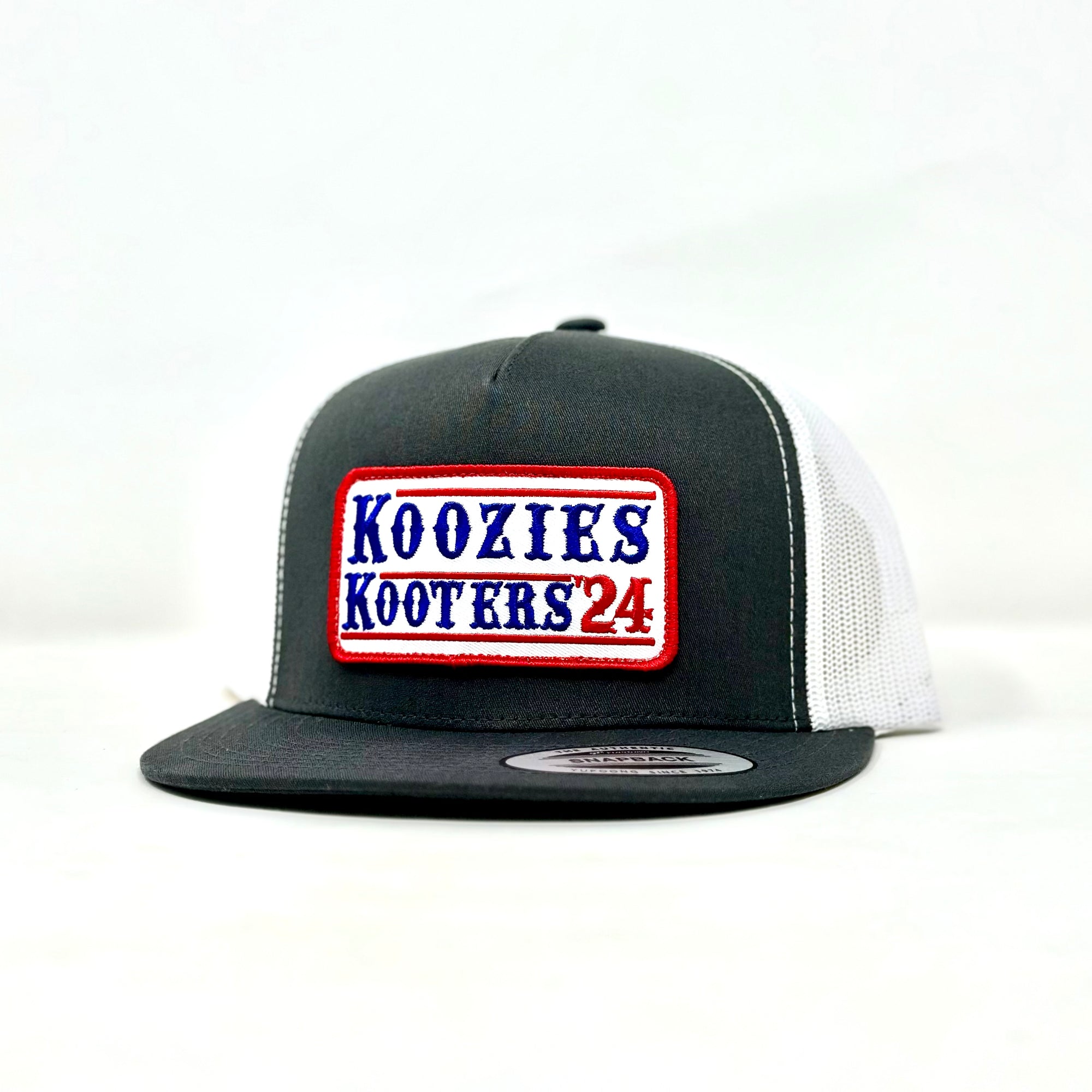Signature hat from TTC Koozies & Kooters '24 by The Mad Hatter Company, featuring unique design and comfortable fit.