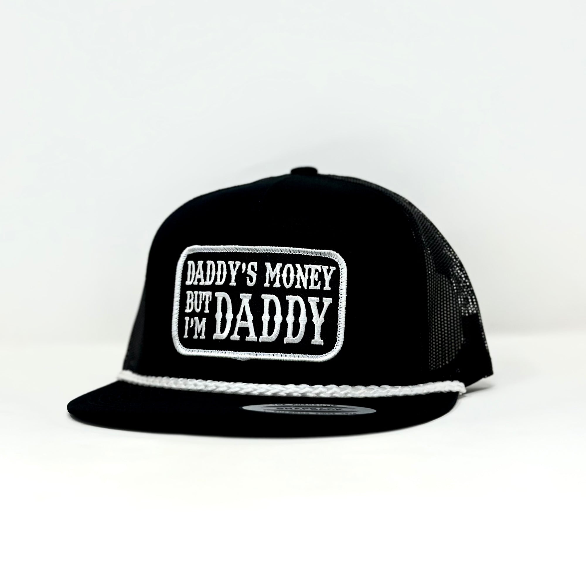 TTC Daddy's Money But I'm Daddy - 6006 Black/ White Rope - The Mad Hatter Company