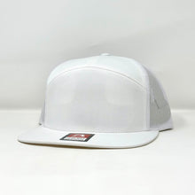 7 Panel White Blank Hat