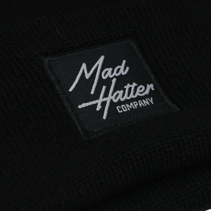 Black Beanie with Black Patch