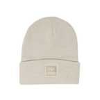 Natural Beanie with Natural Patch