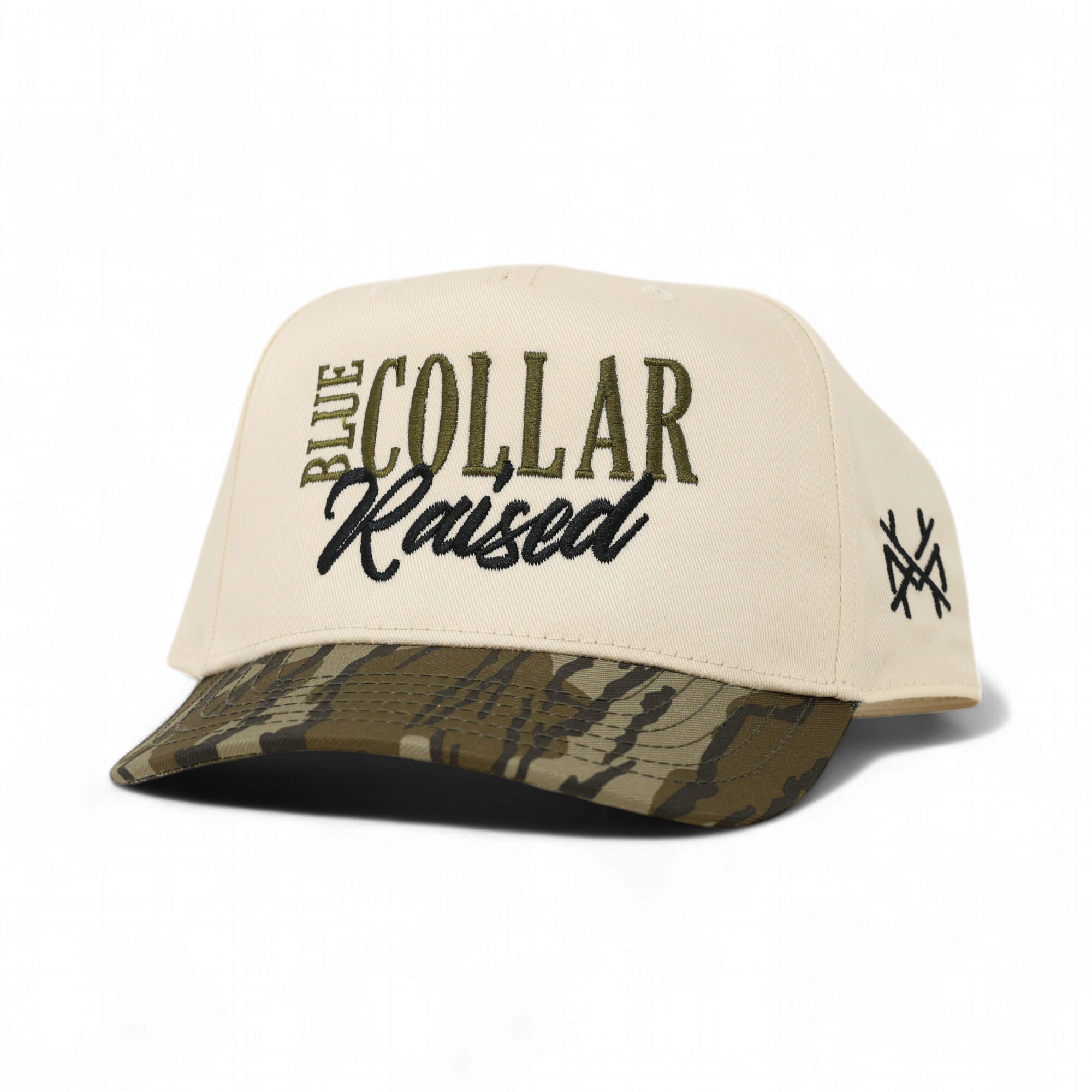 Blue Collar Raised Snapback Hat