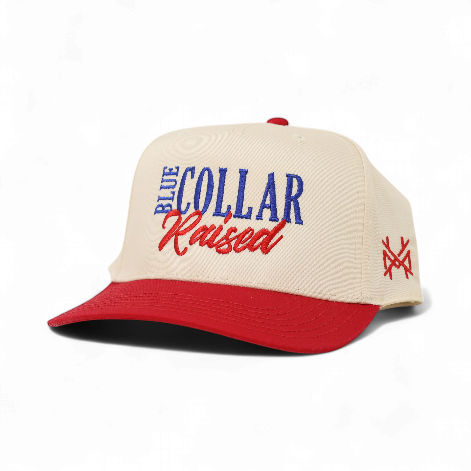 Blue Collar Raised Snapback Hat