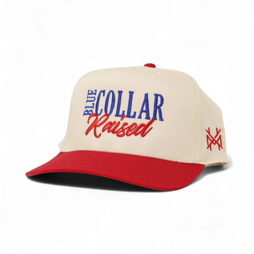 Blue Collar Raised Snapback Hat