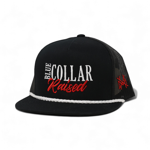 Blue Collar Raised Snapback Hat