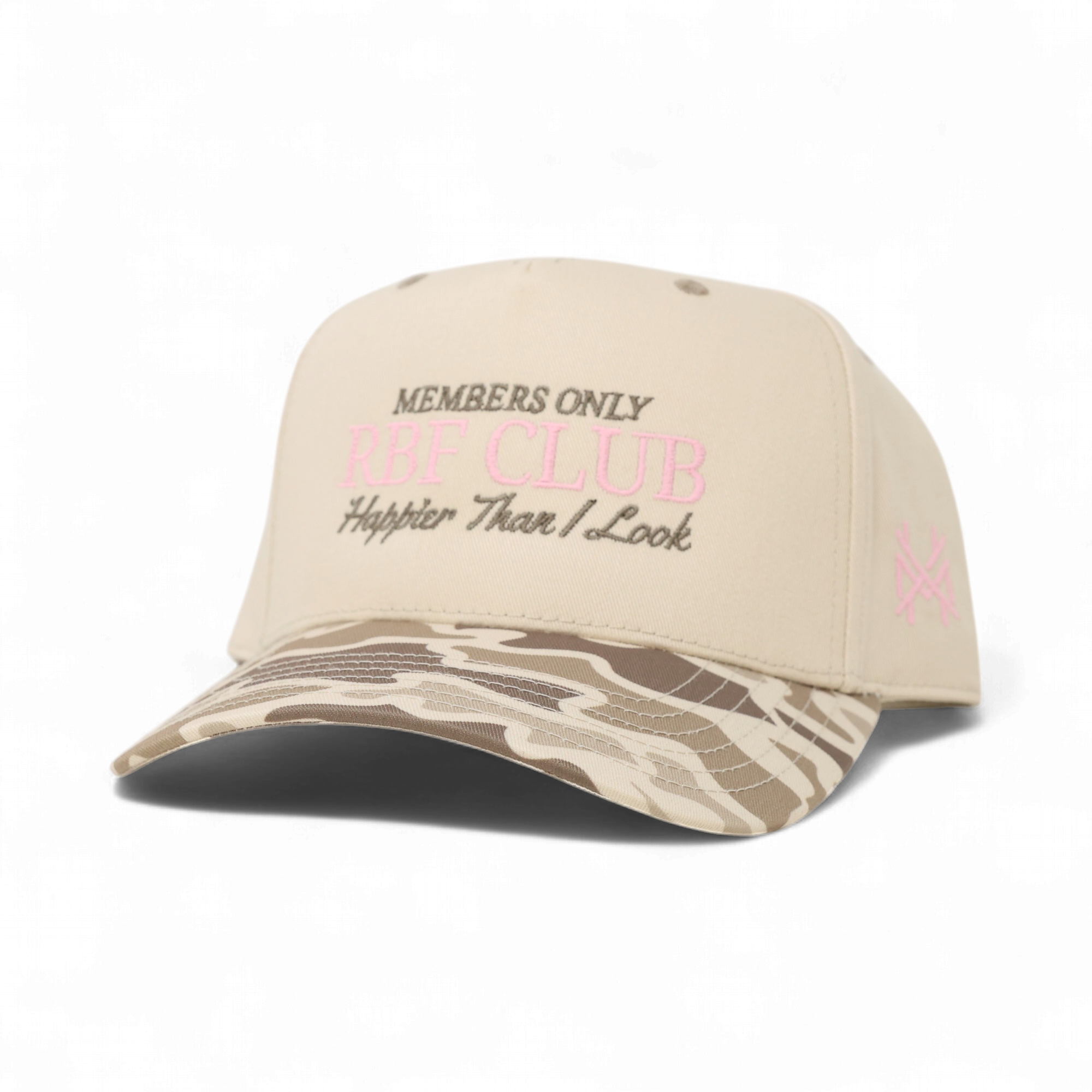 Signature hat from RBF Club by The Mad Hatter Company, featuring a stylish design with a wide brim and unique hatband.