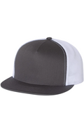 Flat Bill Charcoal/White