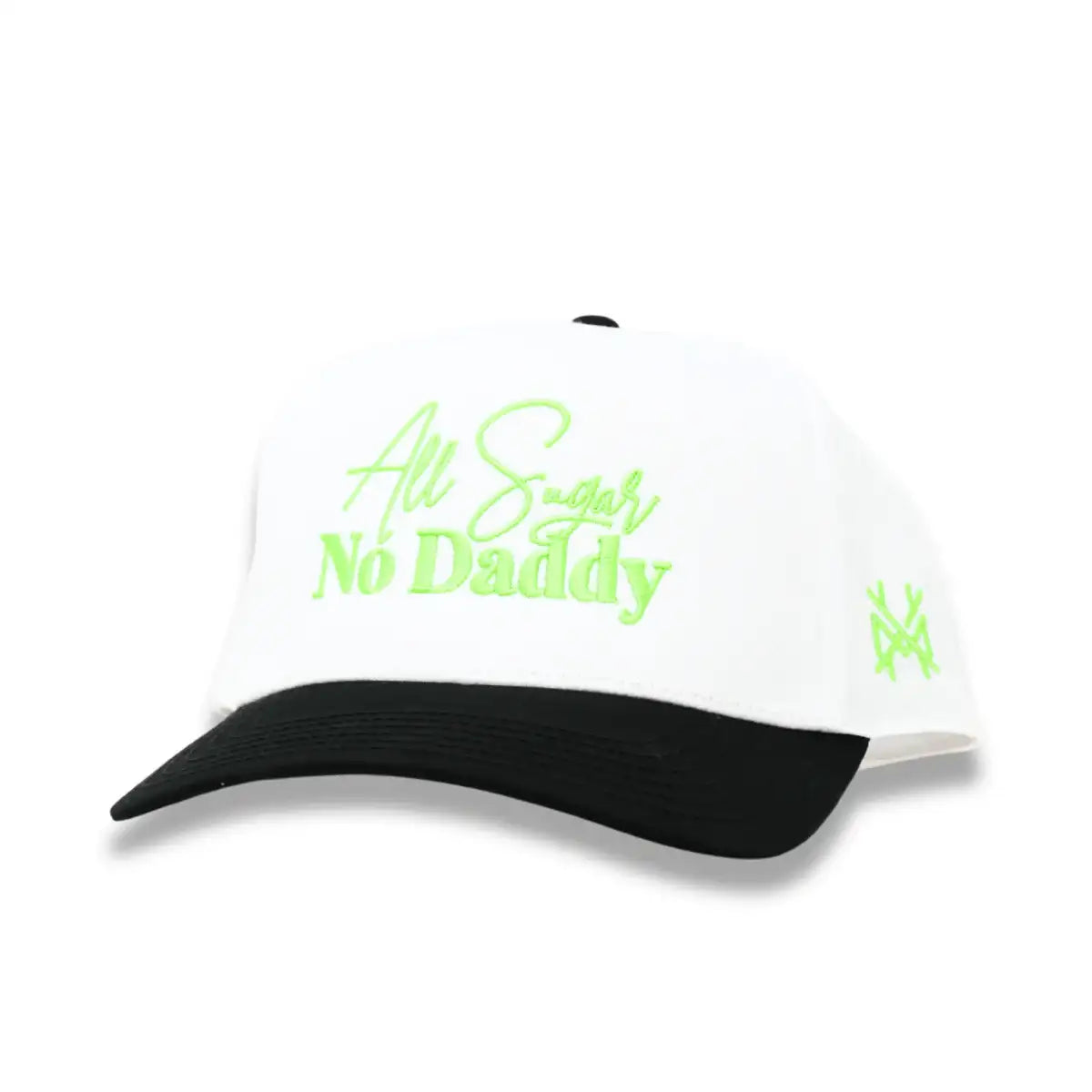 thumbnail image 2 of Brisco Brands SUGAR DADDY Snapback Hat – Retro Trucker Candy Embroidered Cap 2 of 5
