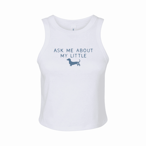 Ask Me About My Little Weiner Tank Top | madhatter