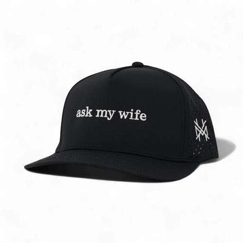 Ask my wife Snapback Hat | madhatter