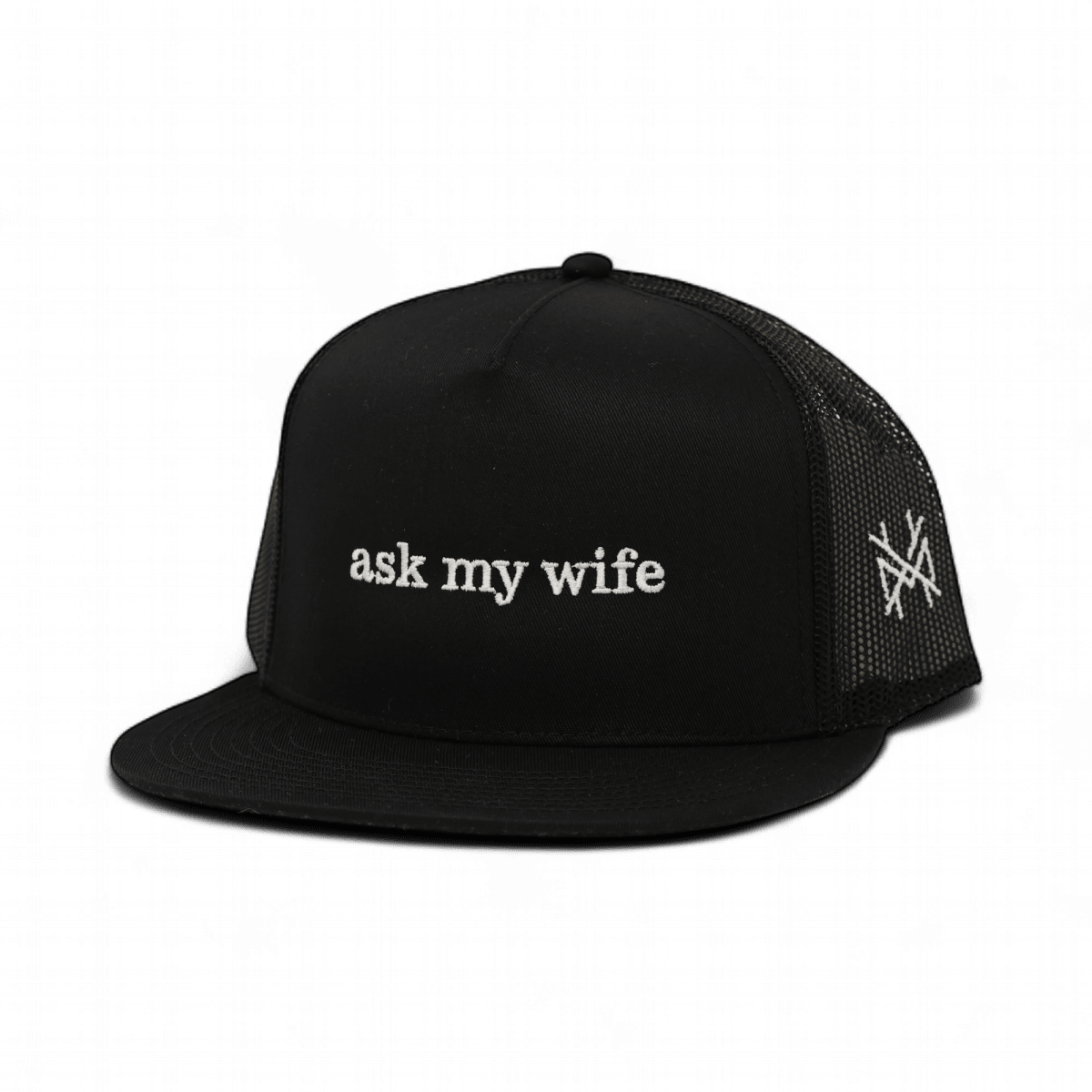 Ask my wife Snapback Hat | madhatter