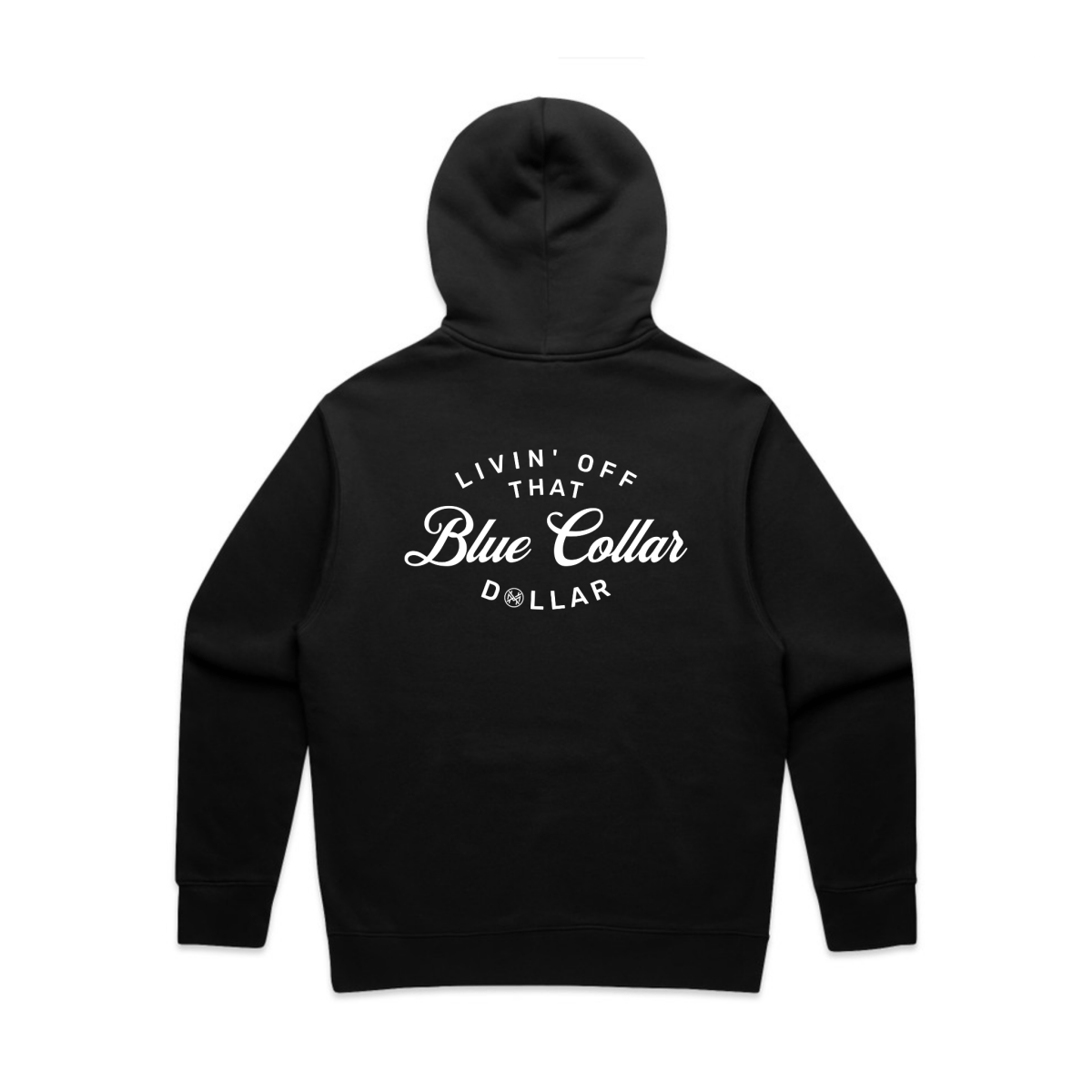 Blue Collar Dollar Hoodie - The Mad Hatter Company