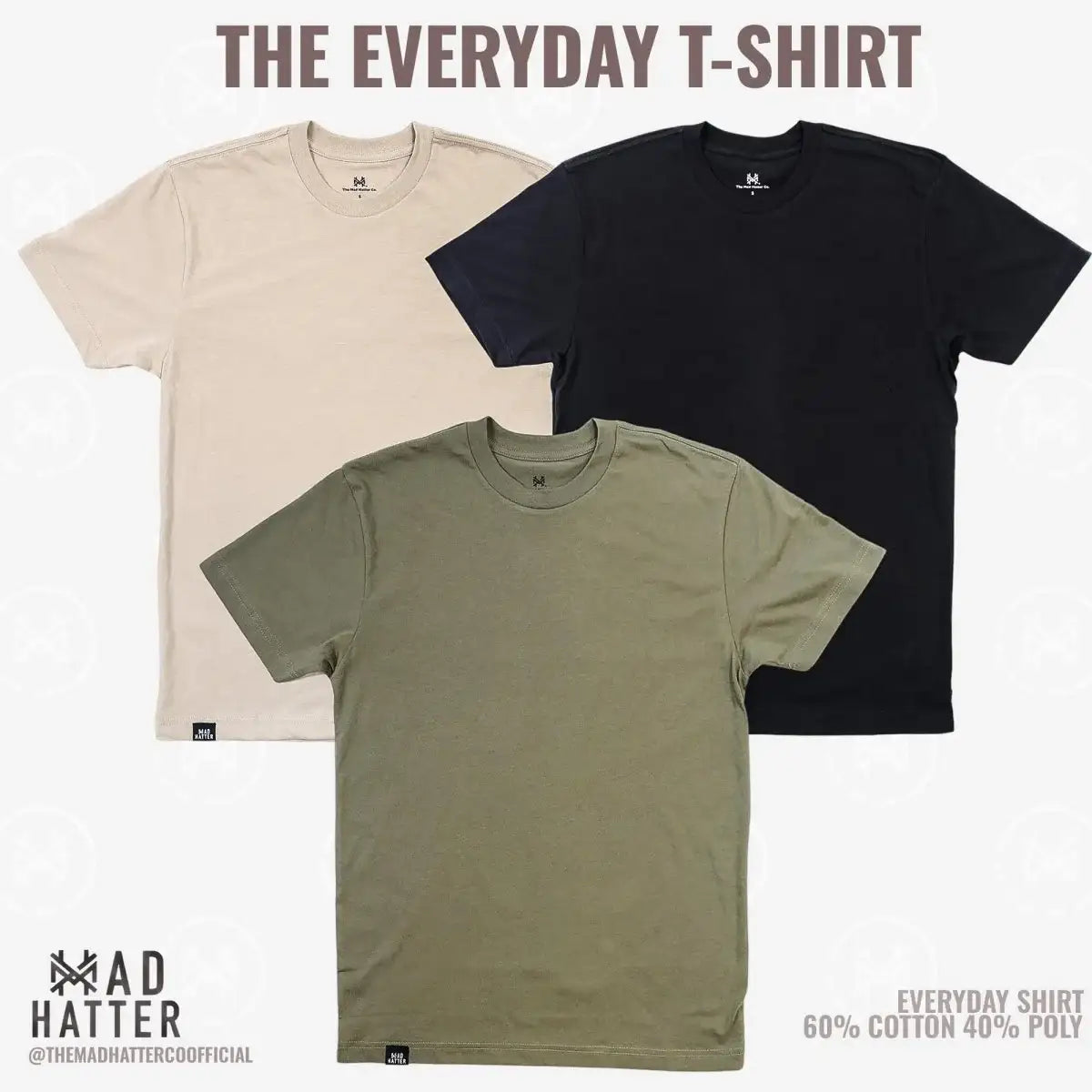 Everyday T-Shirt (3 Pack) - The Mad Hatter Company