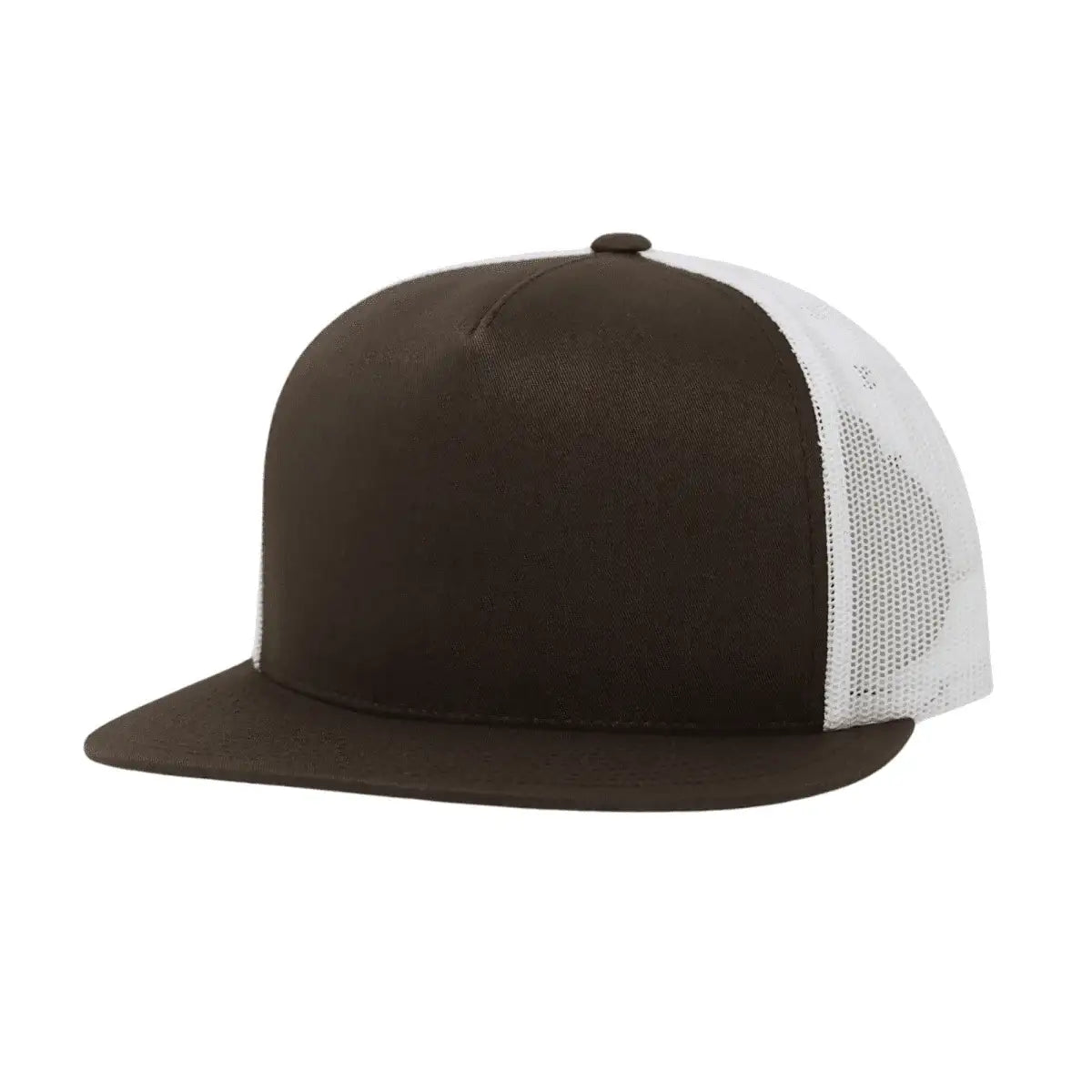 Flat Bill Brown/White - madhatter