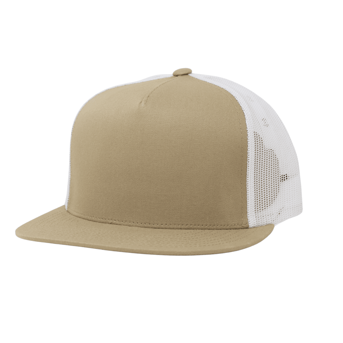 Flat Bill Khaki/White - madhatter