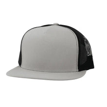 Flat Bill Silver/ Black
