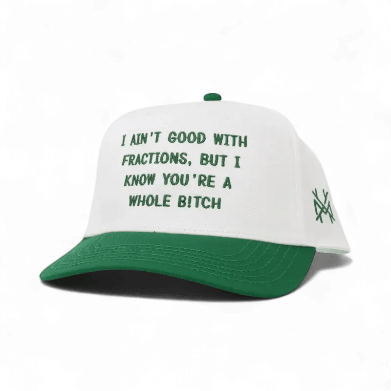 Fractions Snapback Hat | madhatter