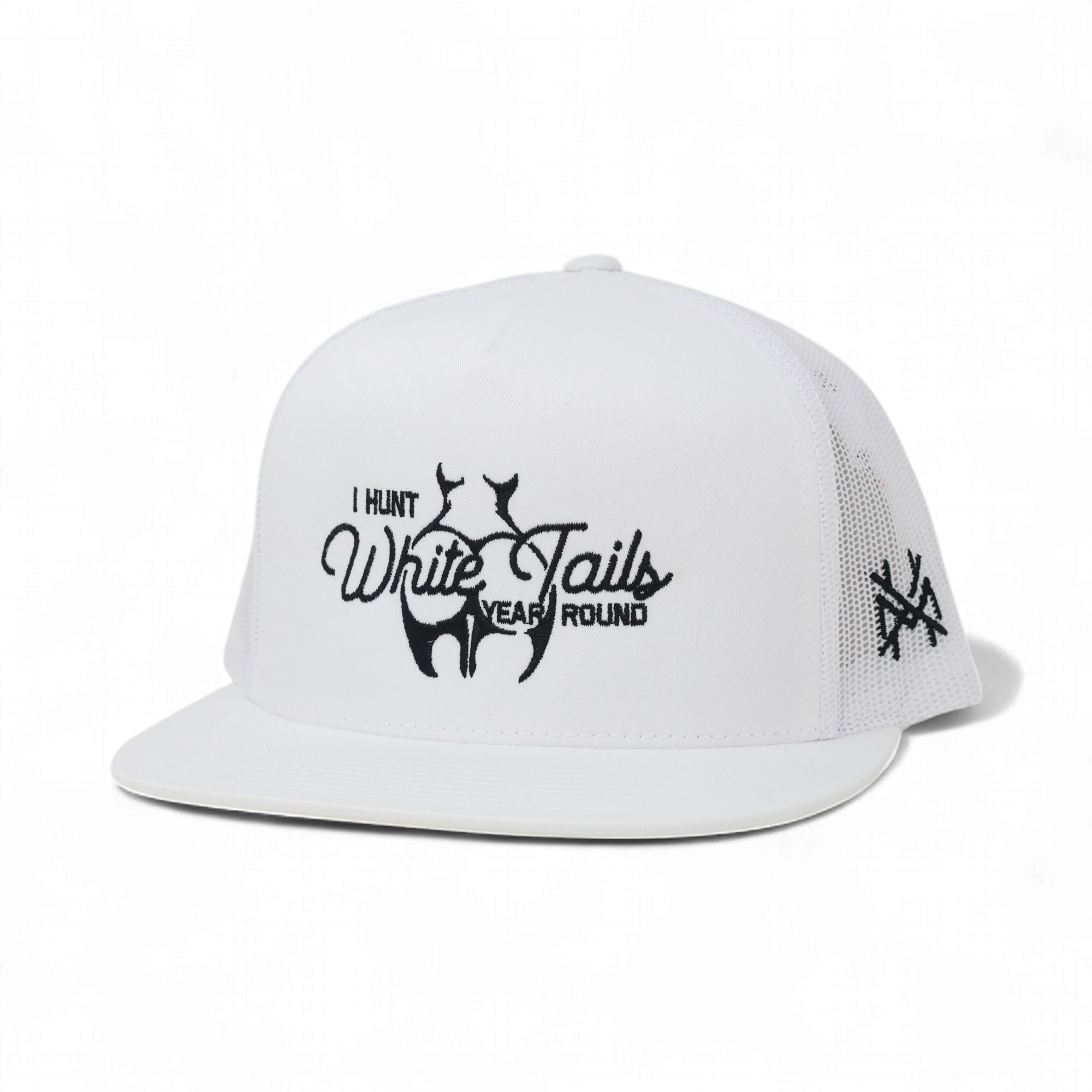 I Hunt White Tails Year Round Snapback Hat