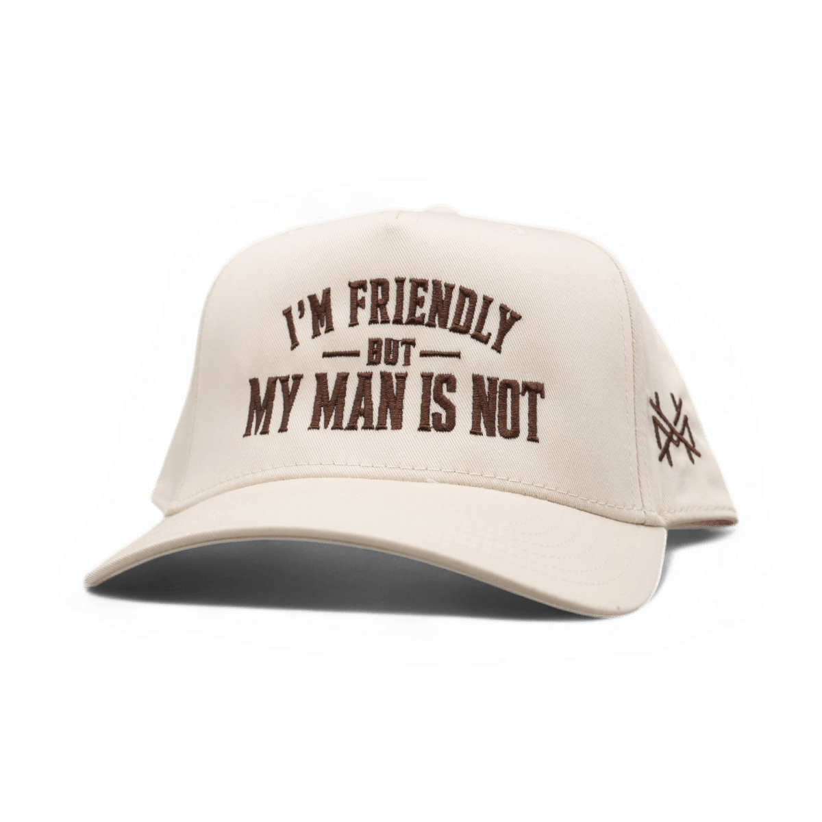 I'm Friendly My Man is Not Snapback Hat | madhatter