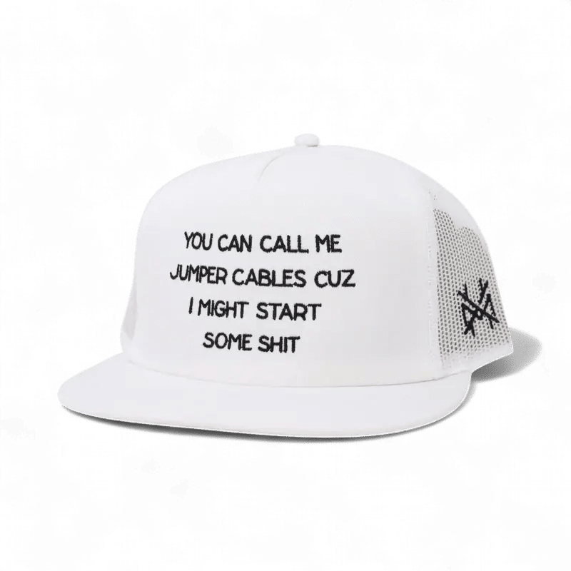 Jumper Cables Snapback Hat | madhatter