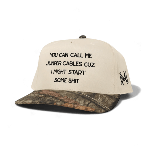 Jumper Cables Snapback Hat | madhatter