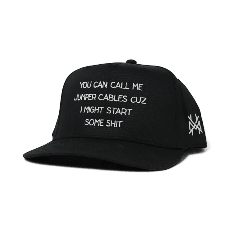 Jumper Cables Snapback Hat | madhatter