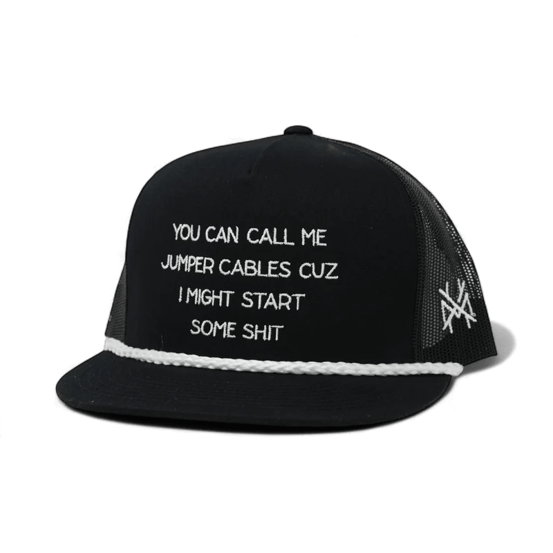 Jumper Cables Snapback Hat | madhatter