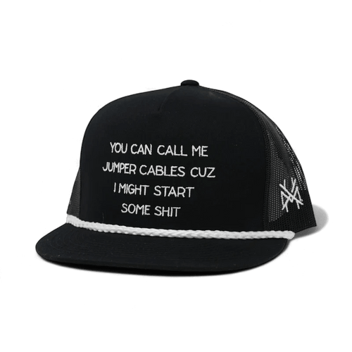 Jumper Cables Snapback Hat | madhatter