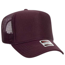 Maroon Foam Otto Blank Hat