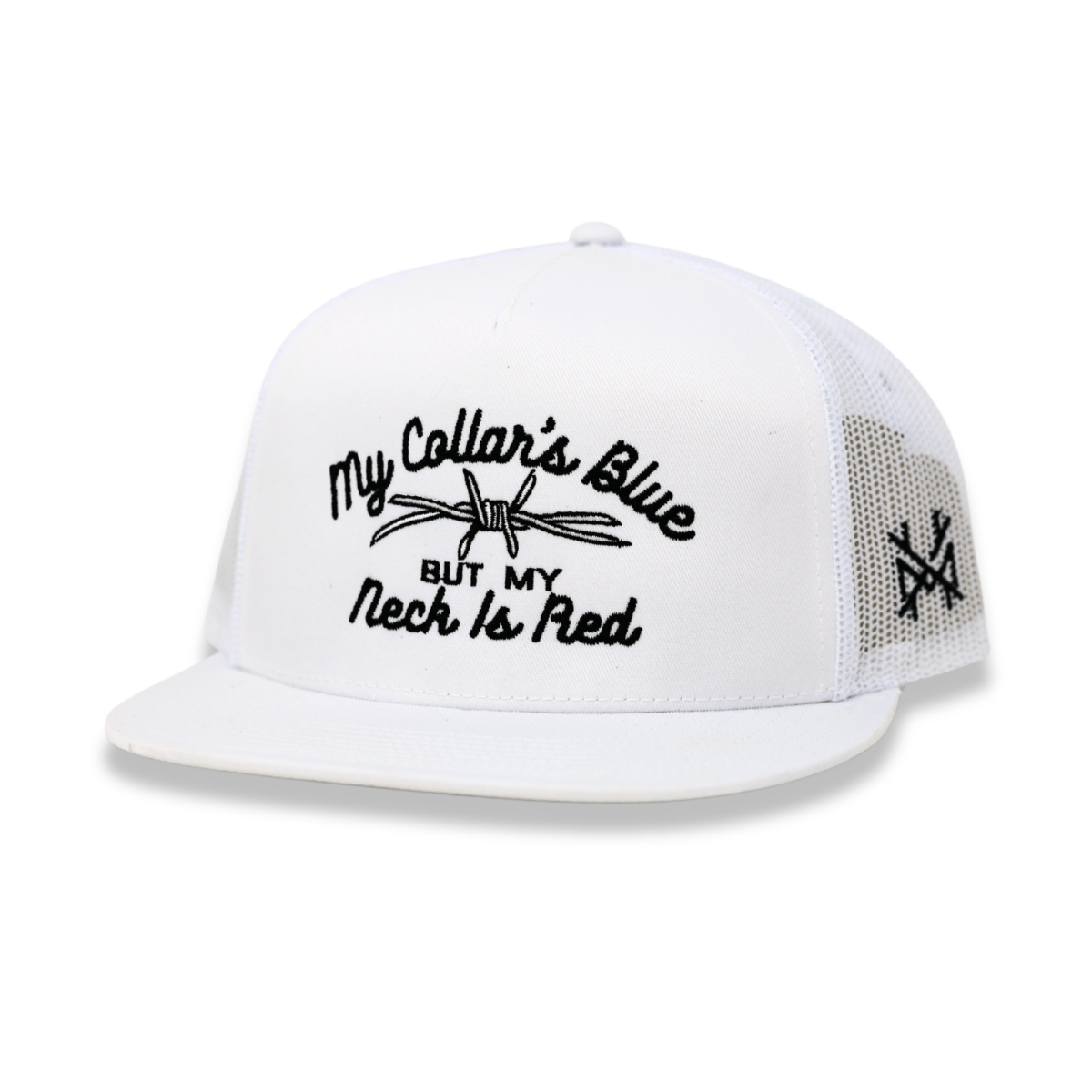 My Collar's Blue but my Neck is Red - The Mad Hatter Company