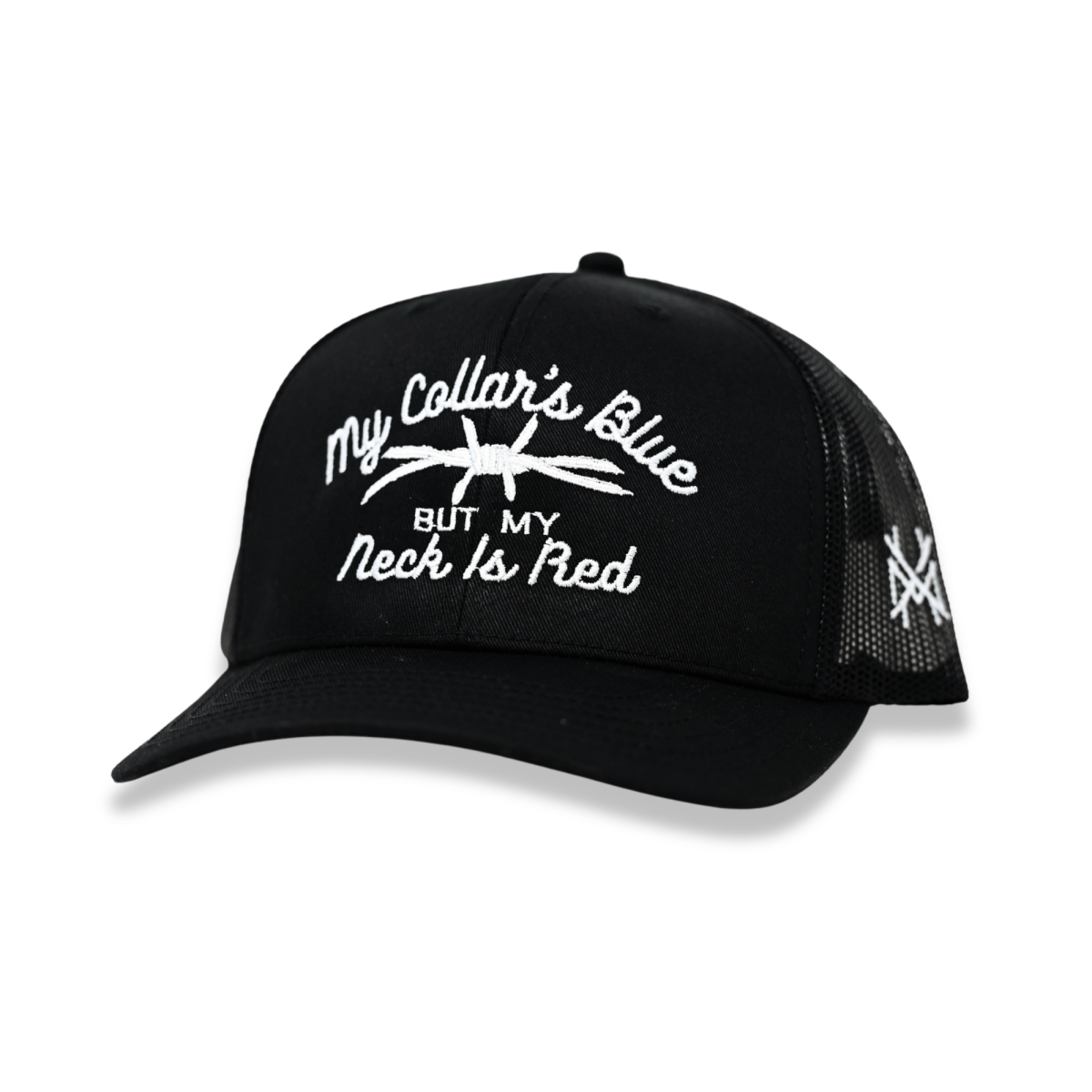 My Collar's Blue but my Neck is Red - The Mad Hatter Company