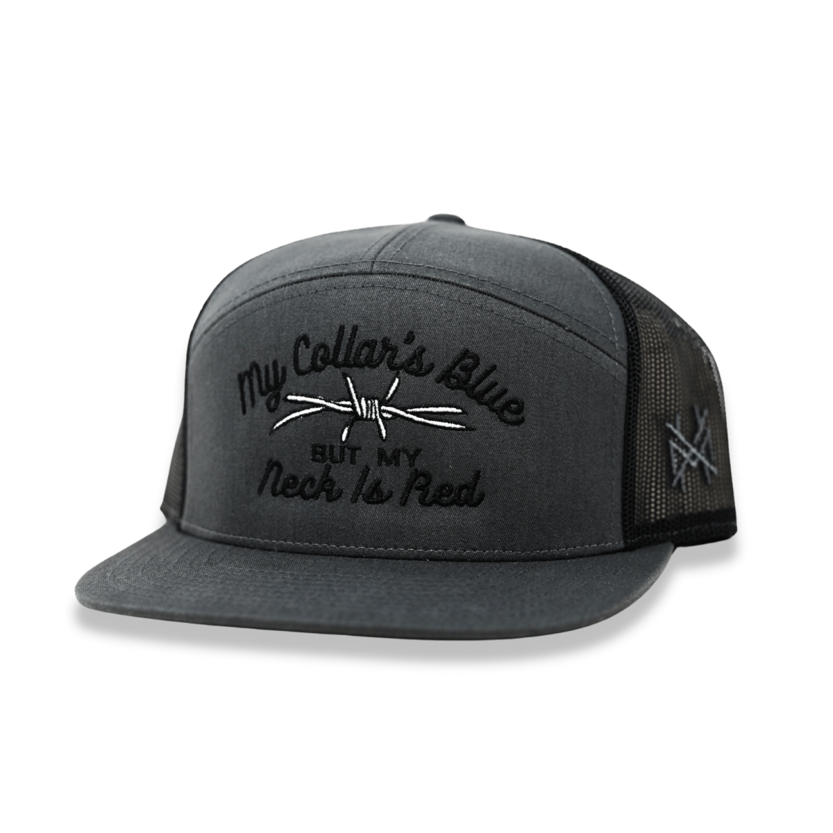 My Collar's Blue but my Neck is Red - The Mad Hatter Company