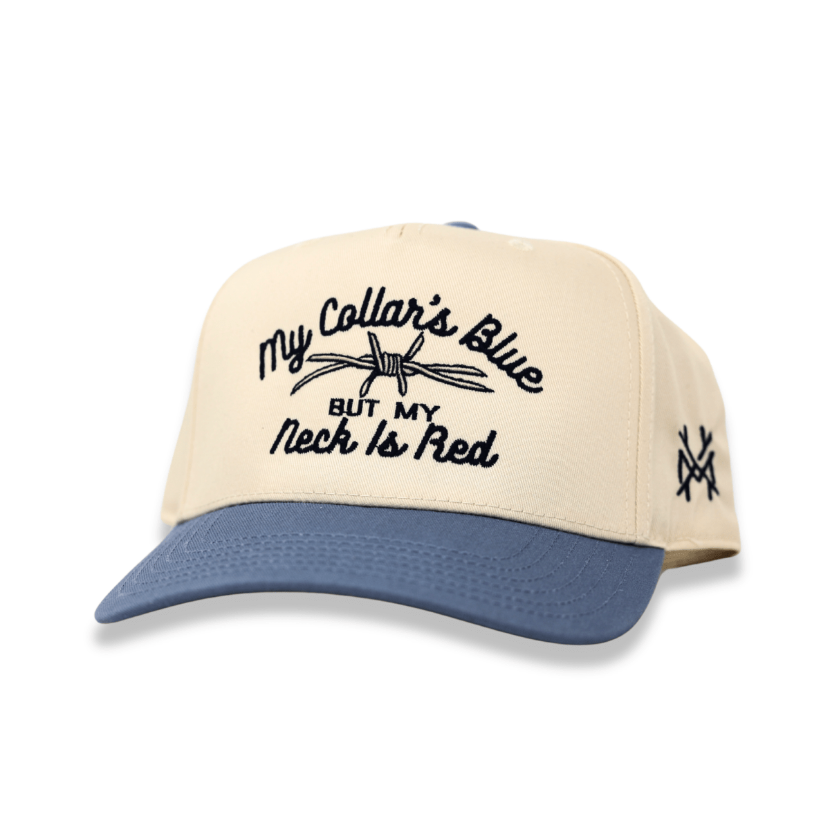 My Collar's Blue but my Neck is Red - The Mad Hatter Company