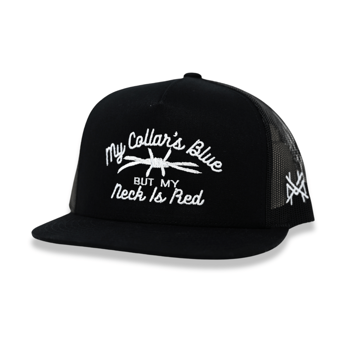 My Collar's Blue but my Neck is Red - The Mad Hatter Company