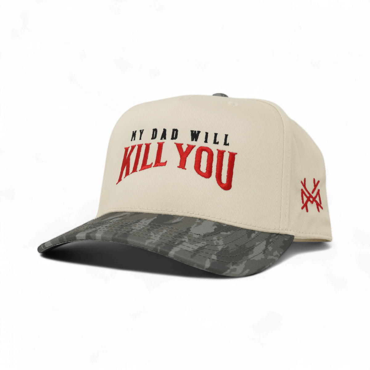 My Dad Will Kill You Snapback Hat - madhatter