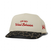 On My Worst Behavior Snapback Hat