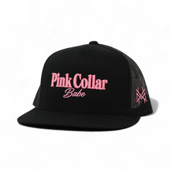 Pink Collar Babe Snapback Hat
