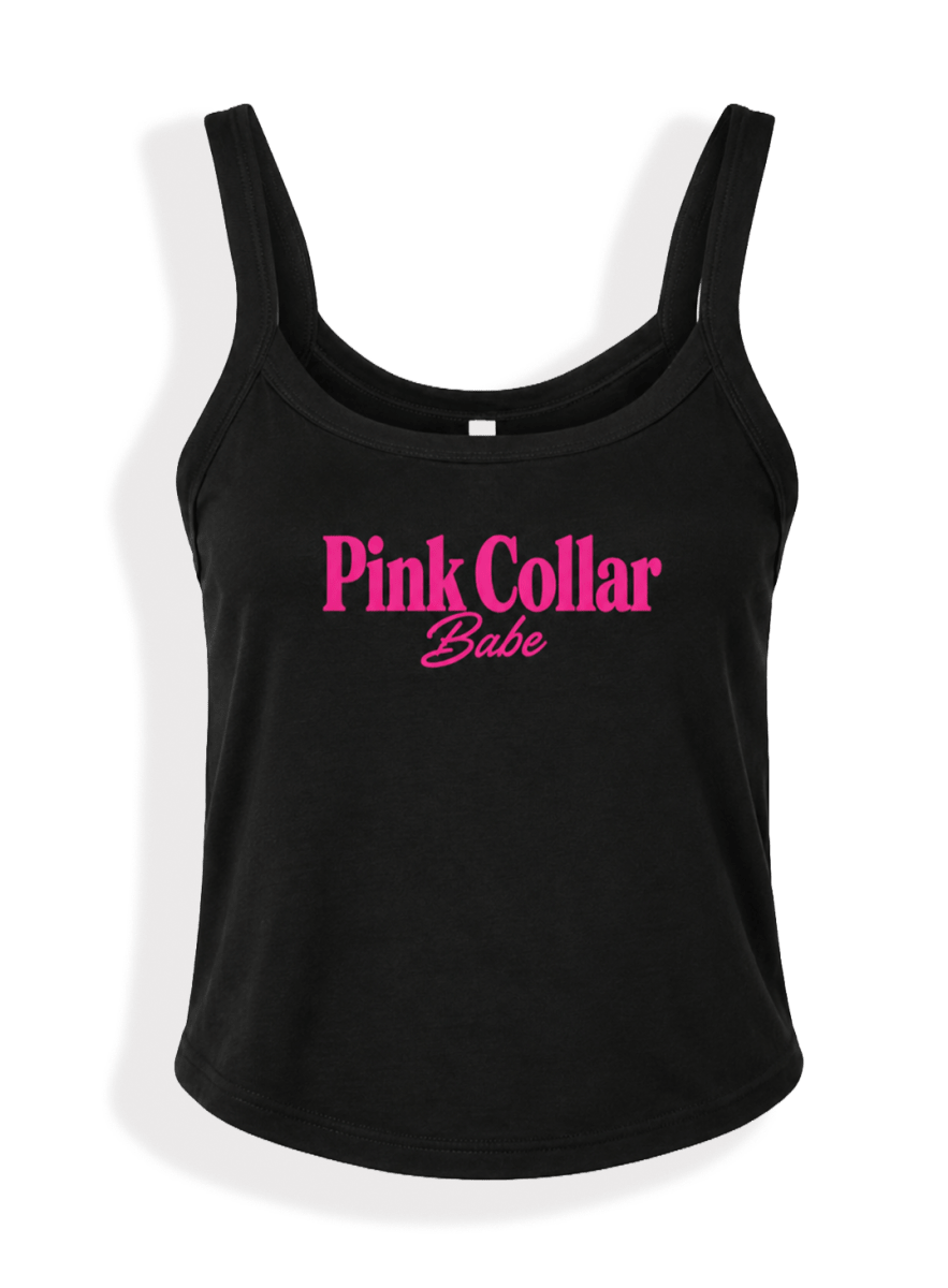 Pink Collar Babe Tank Top - The Mad Hatter Company