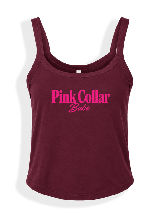 Pink Collar Babe Tank Top | madhatter